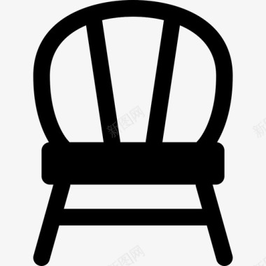 椅子家具格拉达克图标图标