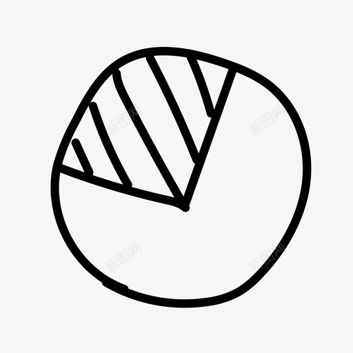 饼图圆圈手绘图表图标svg_新图网 https://ixintu.com 图表 圆圈 手绘 饼图