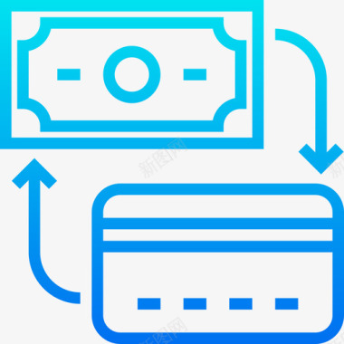 支付方式电子商务110梯度图标图标
