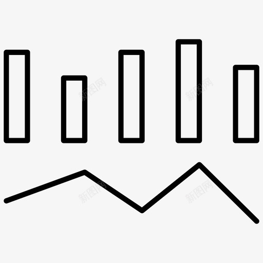 柱状图搜索引擎优化2倍线图标svg_新图网 https://ixintu.com 搜索引擎优化2倍线图标 柱状图