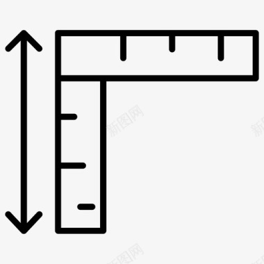 尺子图案图形图标图标