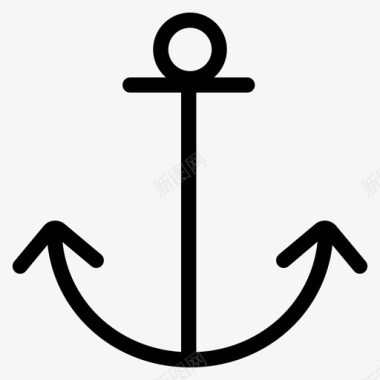 锚航海海军图标图标
