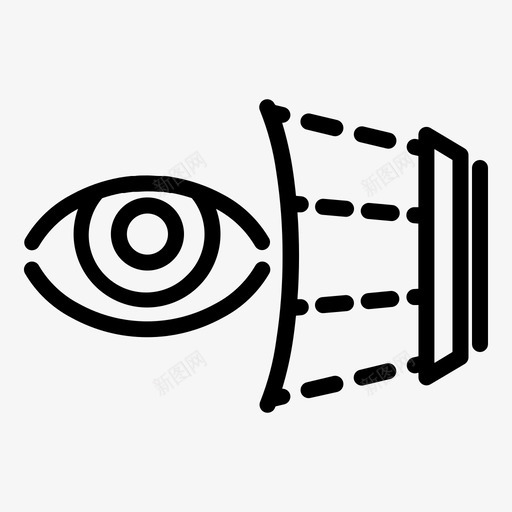 眼部护理技术光线防护图标svg_新图网 https://ixintu.com 光线 电视技术 眼部护理技术 防护