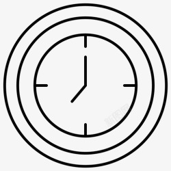 等待时间和日期时钟截止日期时间表图标高清图片