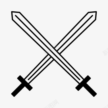 剑武器刀刃图标图标