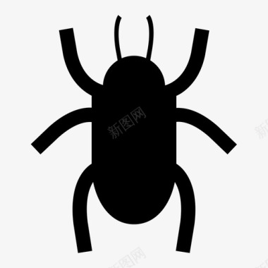 甲虫动物昆虫图标图标