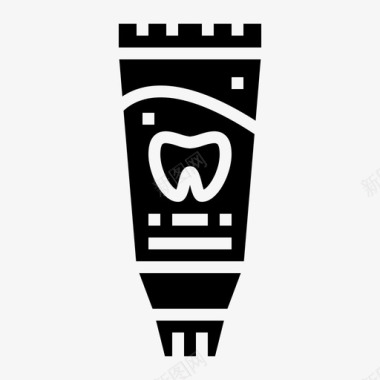 牙膏保健卫生图标图标
