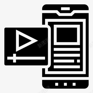 多媒体应用程序数字图标图标