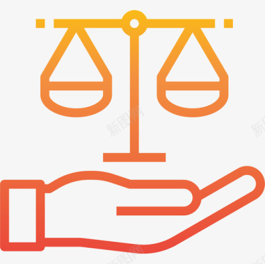 正义法律汇编5梯度图标图标