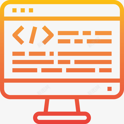 编程网站和windows界面3梯度图标svg_新图网 https://ixintu.com 梯度 编程 网站和windows界面3