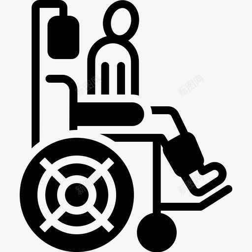 病人残疾人身体图标svg_新图网 https://ixintu.com 残疾人 疾病 病人 身体 轮椅