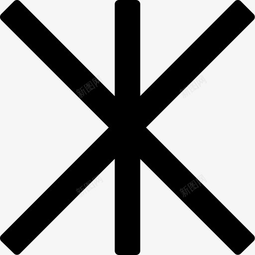 十字架占星术和符号学实心图标svg_新图网 https://ixintu.com 十字架 占星术和符号学 实心