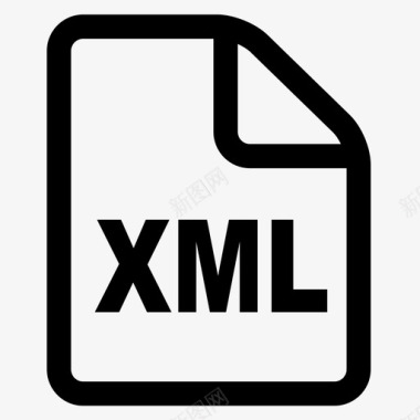xml文件文档格式图标图标