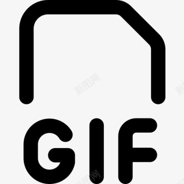 Gif摄影96轮廓图标图标