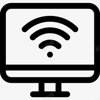 Wifi酒店服务40线性图标图标