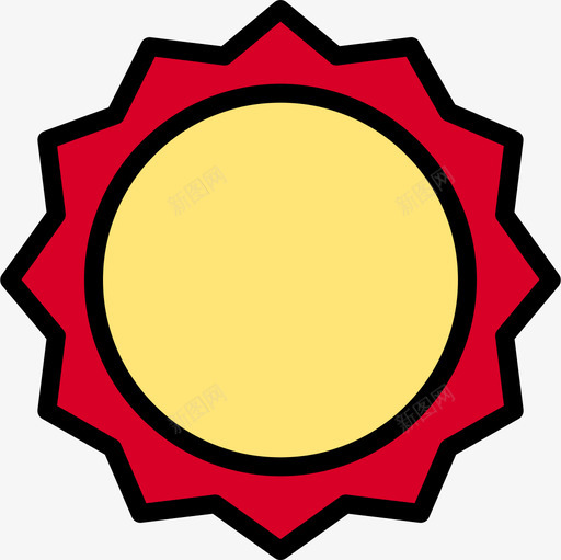 太阳能量6线性颜色图标svg_新图网 https://ixintu.com 太阳 线性颜色 能量6