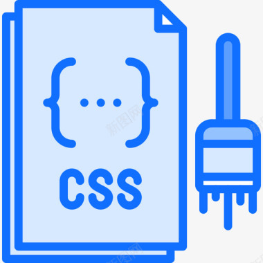Css开发者8蓝色图标图标
