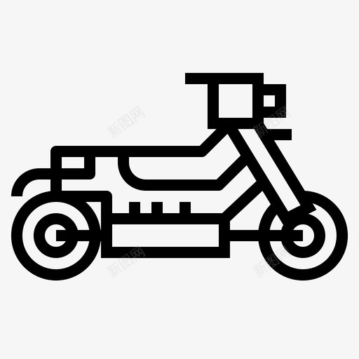摩托车汽车交通工具图标svg_新图网 https://ixintu.com 交通工具 摩托车 汽车 车展