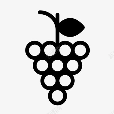 葡萄吃食物图标图标
