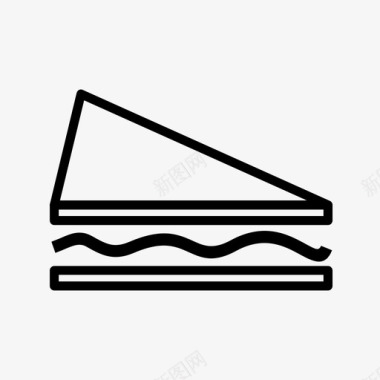 三明治法式面包食物图标图标