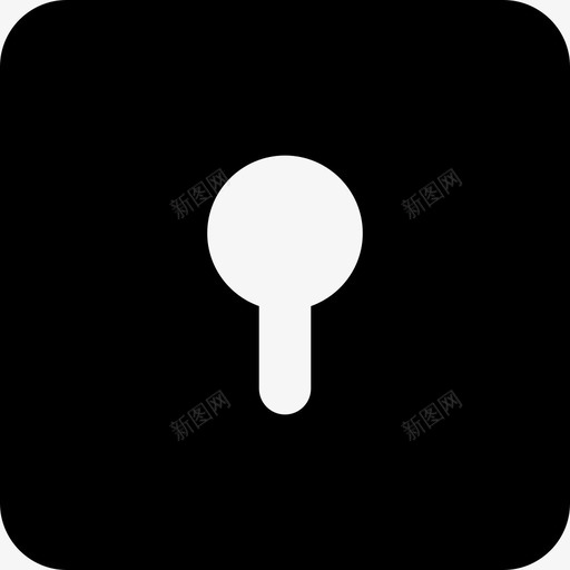 Keyhole登录11已填充图标svg_新图网 https://ixintu.com Keyhole 填充 登录