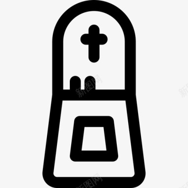 陵墓葬礼14直系图标图标