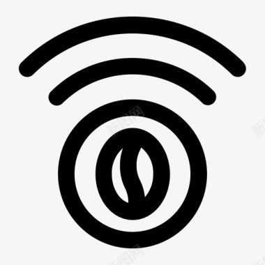 wifi咖啡饮料图标图标