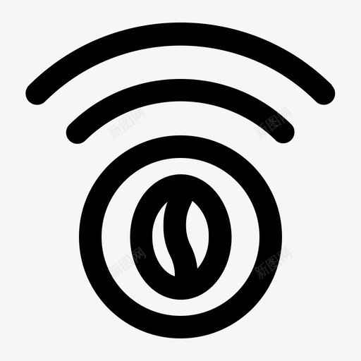 wifi咖啡饮料图标svg_新图网 https://ixintu.com wifi 咖啡 无线 概述 食物 饮料