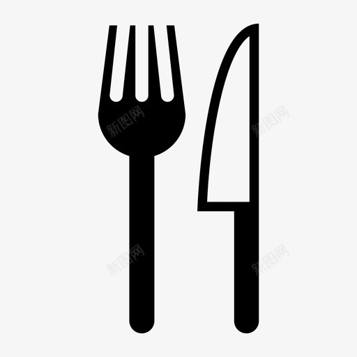 食物厨师餐具图标svg_新图网 https://ixintu.com 午餐 厨师 晚餐 食物 餐具 餐厅