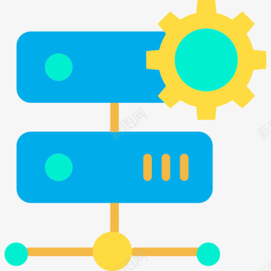 托管网络安全10扁平图标图标