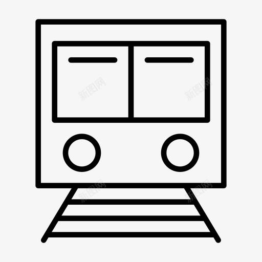 火车铁路地铁图标svg_新图网 https://ixintu.com 交通 假日1 地铁 旅游 火车 铁路