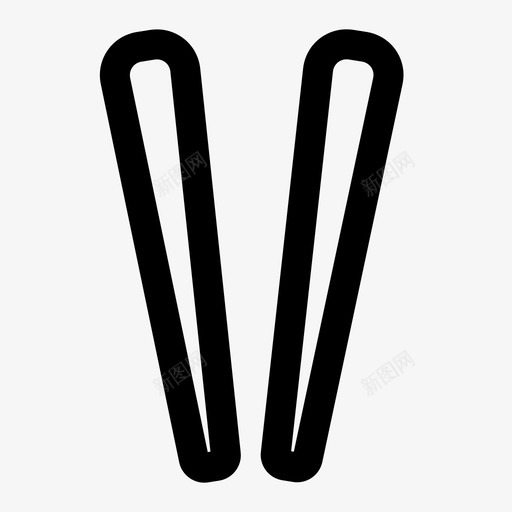 筷子饮料食物图标svg_新图网 https://ixintu.com 厨房 筷子 食物 餐具 饮料