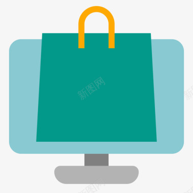 网上购物电子商务90持平图标图标