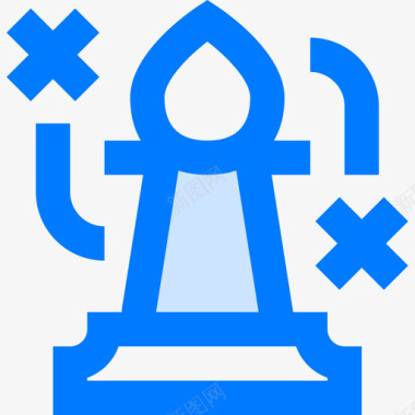 战略国际象棋7蓝色图标图标