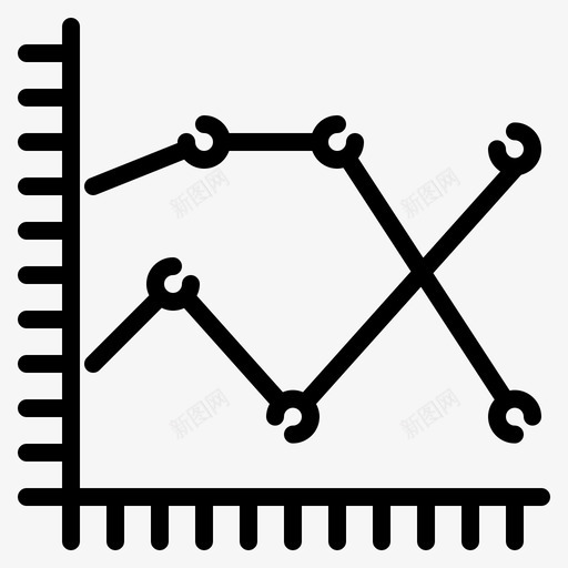 分析图表数据图标svg_新图网 https://ixintu.com 分析 图表 数据 统计 金融和物流