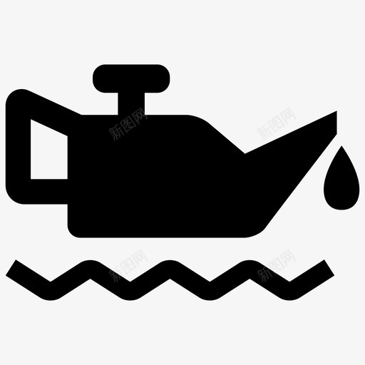 机油油位汽车发动机图标svg_新图网 https://ixintu.com 发动机 指示器 机油 汽车 汽车维修 油油 装置