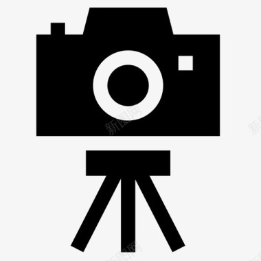 相机摄影61填充图标图标