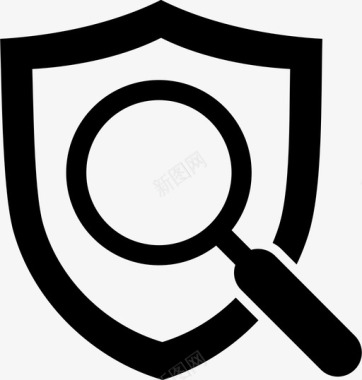 安全扫描检查扫描图标图标