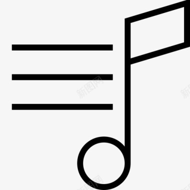 音乐播放列表歌曲声音图标图标