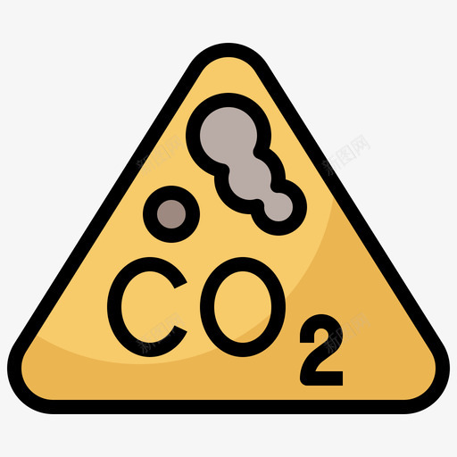 二氧化碳核元素3线状颜色图标svg_新图网 https://ixintu.com 二氧化碳 核元素3 线状颜色
