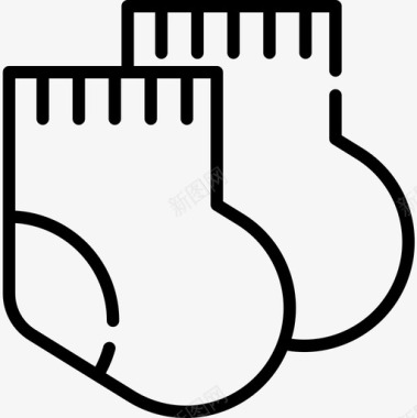 袜子冬季42直纹图标图标