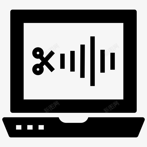 数字音频编辑器音频编辑数字音频工作站图标svg_新图网 https://ixintu.com 声音 字形 工作站 序列 数字 编辑 编辑器 设计 软件 音乐 音频