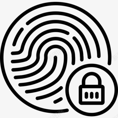 密码保护安全5线性图标图标