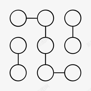 技术连接数据图标图标