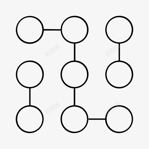 技术连接数据图标svg_新图网 https://ixintu.com 技术 数据 机器学习 连接 逻辑