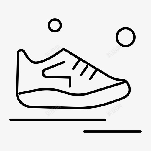 鞋子运动男人图标svg_新图网 https://ixintu.com 游戏 男人 跑步 运动 鞋子