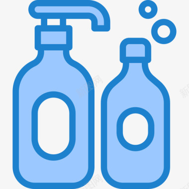洗发水婴儿111蓝色图标图标