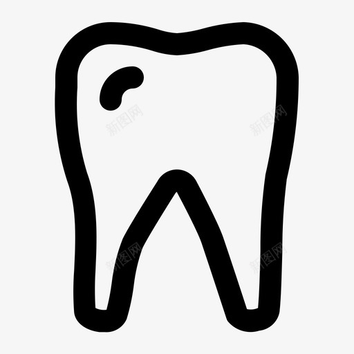 牙齿牙医医学图标svg_新图网 https://ixintu.com 医学 器官 牙医 牙齿 磨牙