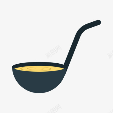 勺食品和饮料29扁平图标图标