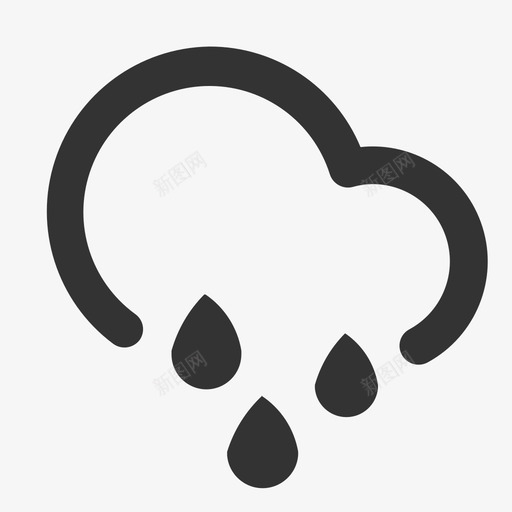 W 雨-01svg_新图网 https://ixintu.com W 雨-01